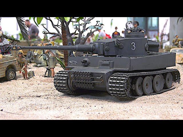 Fantastic Tanks and Trucks 50+ RC Models 1/16 Hobbymesse Leipzig 2024 WW2 Panzer IV Tiger Panther