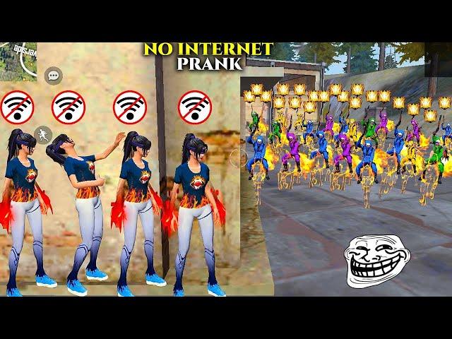 NO INTERNET PRANK | FREE FIRE FUNNY GAMEPLAY | NADIYA FF