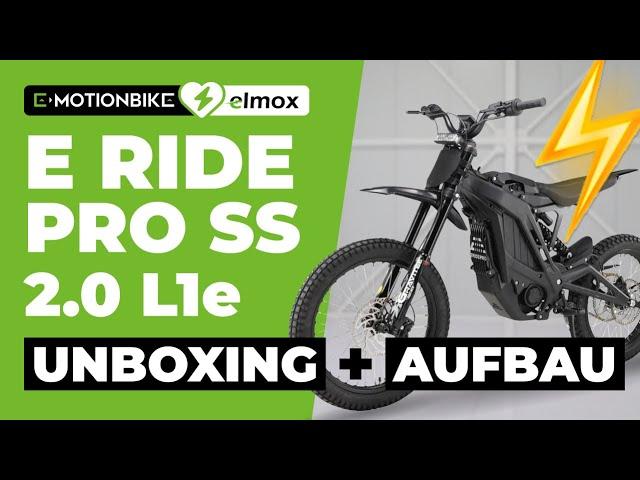 E Ride Pro SS L1e Unboxing und Aufbau! | So baust du deine E Ride Pro auf!