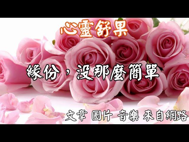 心靈舒果陳玉珠-緣份，沒那麼簡單