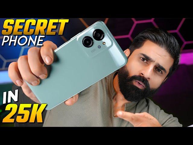 This Secret phone comes in 25,000 with Helio G85  6000mAh Battery 6.74" Display ft.Sparx Note 12