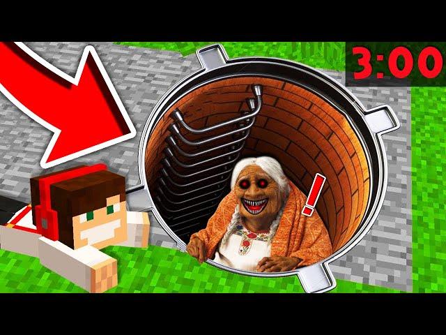 CO STRASZNA BABUSZKA ROBI W KANALIZACJI W MINECRAFT?! GPLAY & LUMI