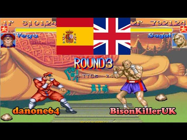 슈퍼 스트리트 파이터 2 터보  danone64 (Spain) vs BisonKillerUK (UK) Super Street Fighter 2 Turbo