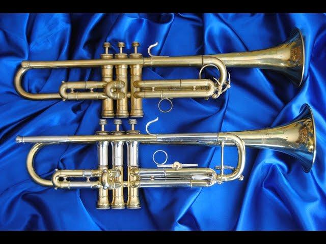 Trumpet Comparison: Buescher Models 220 & 225, Vintage Trumpets