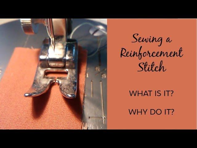 Back Stitch Reverse Stitch to Reinforce Sewing