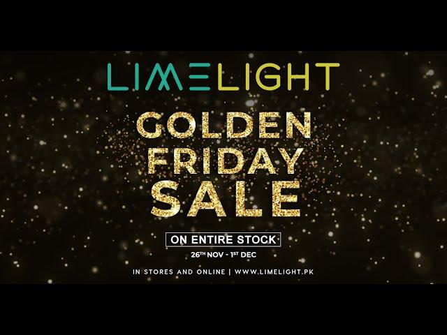 Shop Smart, Look Stylish! Limelight Golden Friday Sale Starts Now!