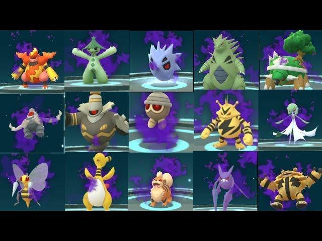 New shadow halloween pokemon evolution! Dusknoir, Tyranitar, Trapinch and more!