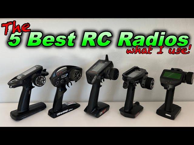 The 5 BEST RC Radio Transmitters (what I use!) - Futaba Spektrum Sanwa Flysky