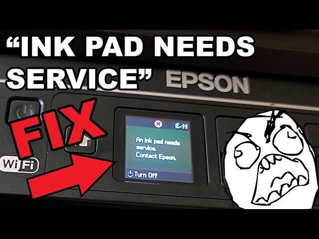 Epson EcoTank Printer Waste Ink Pad Replacement and Ink Counter Reset (ET-2550) Procedure (How to)