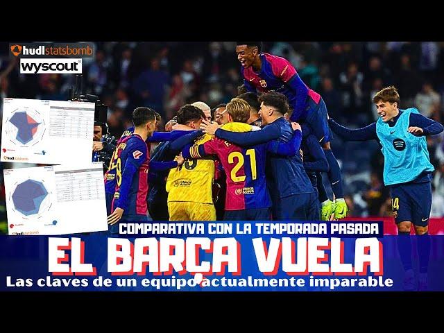 EL BARCELONA DE FLICK VUELA. CLAVES Y COMPARATIVA CON LA TEMPORADA PASADA. DETALLE LEWANDOWSKI