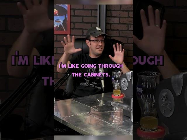 James Rolfe gets SUPER Hungry after Smoking!   #shorts #cinemassacrepodcast #yungcazzy