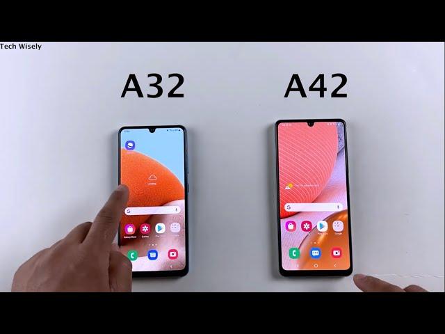 SAMSUNG A32 vs A42 5G Speed Test