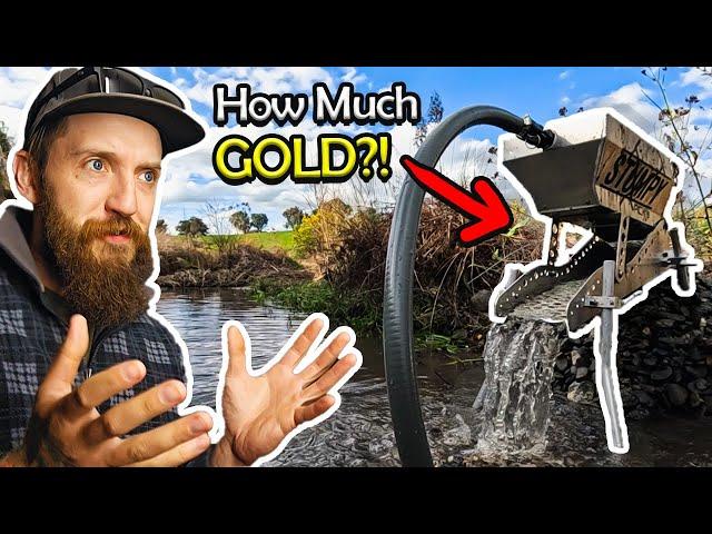 This Portable Gold Washing Machine Made Us Rich! | High Banking the River of Gold!