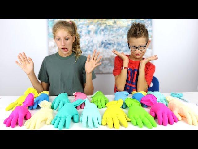 Don't Choose the Wrong Glove Slime Challenge!!!