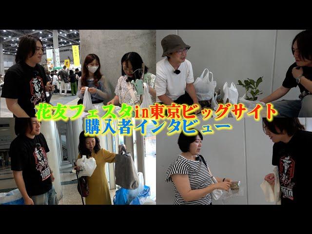 【花友フェスタin東京ビッグサイト】購入者インタビュー【カーメン君】【園芸】【ガーデニング】