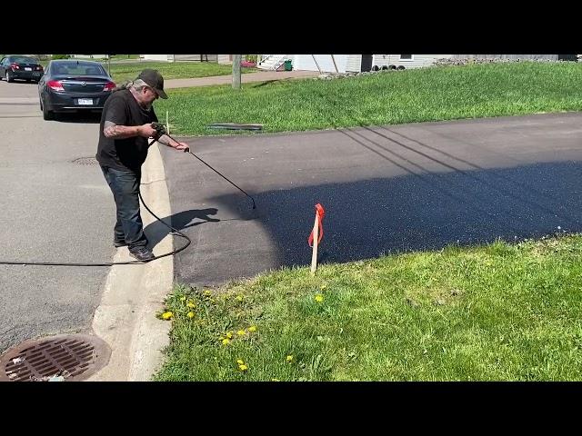 Professional Asphalt Spray Sealing: "WOW ... It's Not Raining Today" Top Coats Pavement Maintenance