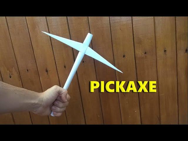 How to make a Pickaxe out of paper