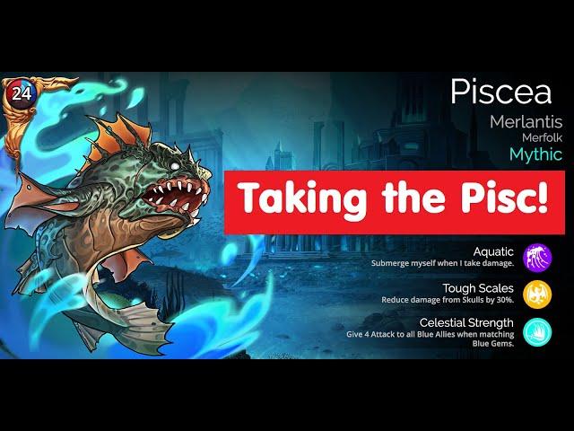 Gems of War Piscea is GREAT! New Mythic best teams guide and strategy!