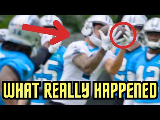 Tetairoa McMillan NASTY CATCH At Carolina Panthers Practice | 2025 OTAs Minicamp Rookie Camp