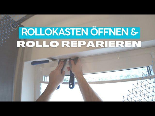 Rollokasten öffnen und Rollo reparieren - NichtGewusstWie