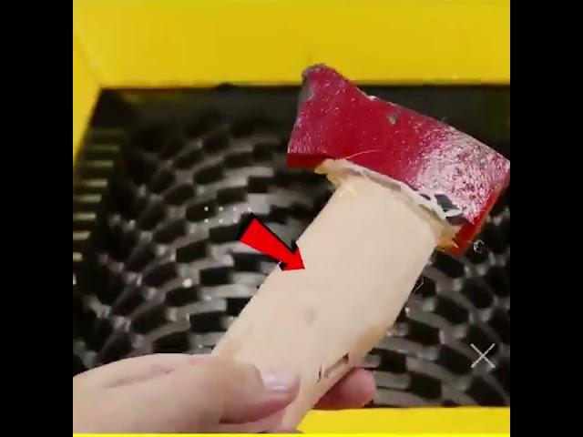 Shredder machine Vs turtle  shell Experiment by mr machine #shorts #ytshorts #youtube #100%facts