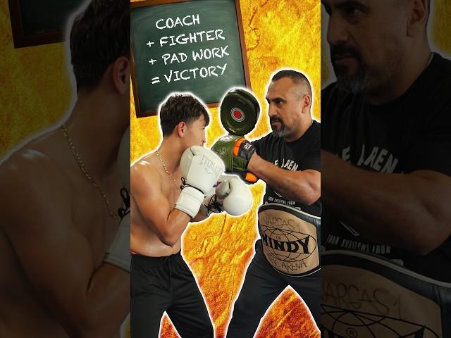 How Pro Boxing Coaches Really Teach Padwork! #boxing #boxingcoach #padwork #boxingtraining #thearena