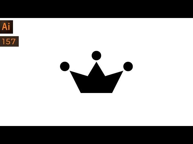 Crown icon in Illustrator