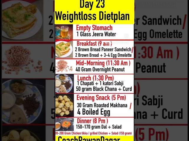 HELLO FRIENDS WEIGHT LOSS DIET PLAN DAY 23