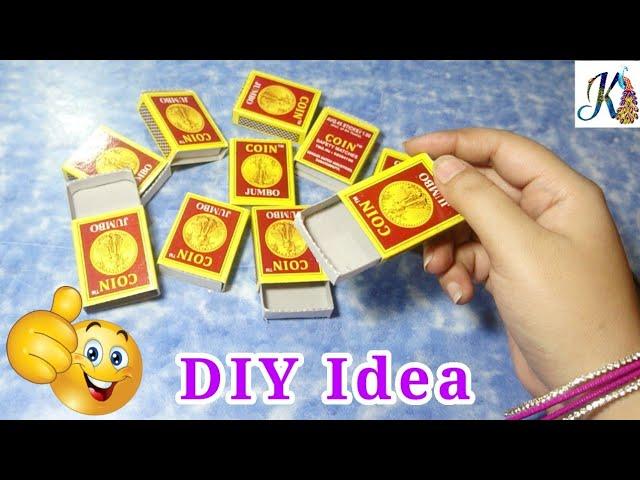 Waste materials craft Idea | Best out of waste Matchbox craft idea | DIY art and craft | craft ideas