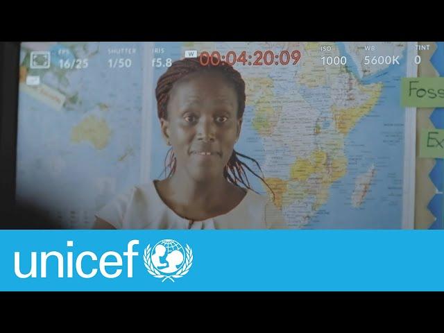 Teacher’s TV show inspires children to learn in Uganda | UNICEF