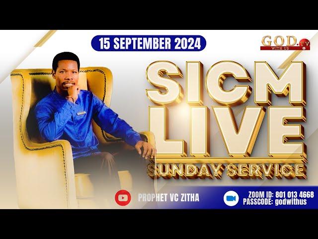 YOU ARE WATCHING LIVE SUNDAY SERVICE WITH PROPHET V.C ZITHA - 15 SEPTEMBER 2024