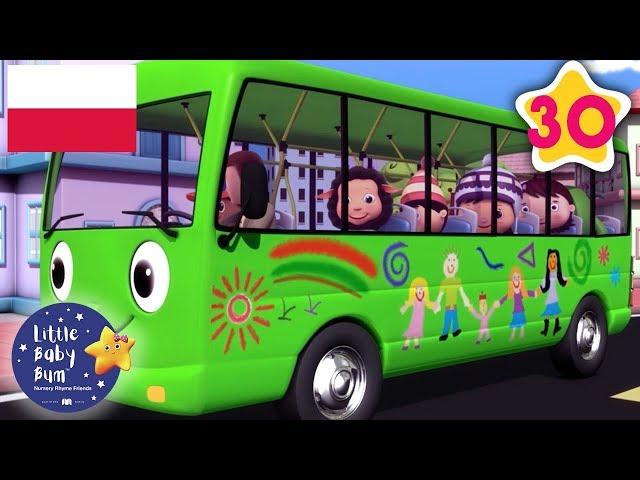 Koła autobusu kręcą się cz 3 | 30 Minut Piosenek dla Dzieci | Little Baby Bum po Polsku |