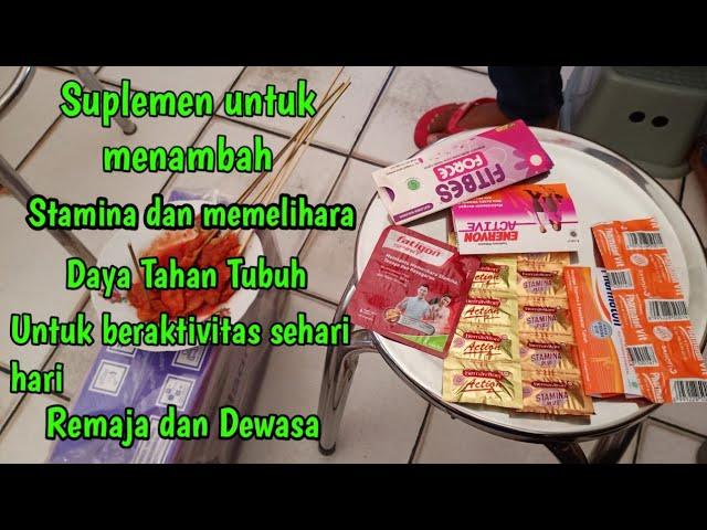 Suplemen penambah stamina untuk rutinitas sehari hari + menjaga daya tahan tubuh - remaja dan dewasa