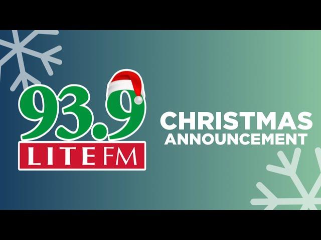 93.9 Lite FM Announces the Date Of Holiday Music!