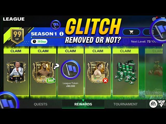 GLITCH FREE 105 OVR ETO'O & UNLIMITED LEAGUE TOKENS FC MOBILE 25 | LEAGUE REWARD REMOVED FC MOBILE!