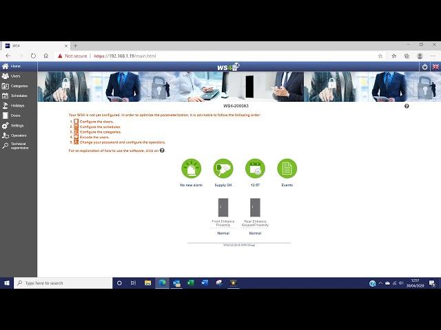 WS4 web server access control configuration