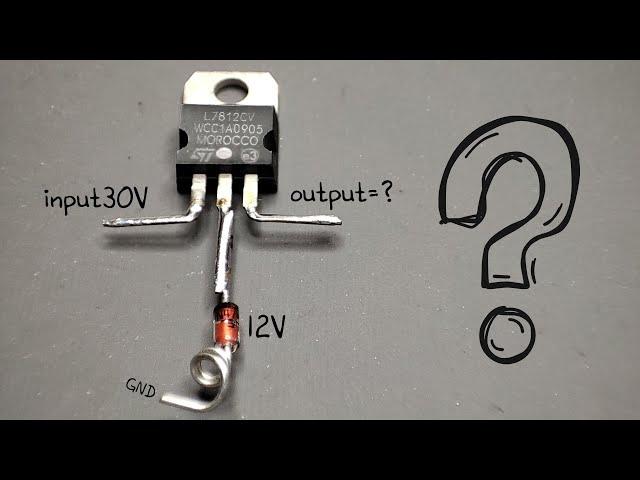 increasing voltage output of 7812 regulator