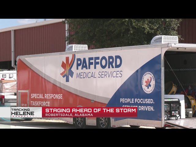 First responders from eight states gather in Baldwin County for storm relief