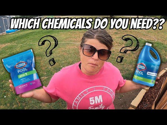 What Chemicals Do You Use To Set Up An ABOVE GROUND POOL??