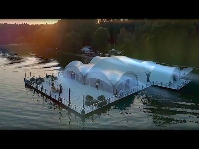 Шатер для мероприятий у воды в Подмосковье , 89015444723