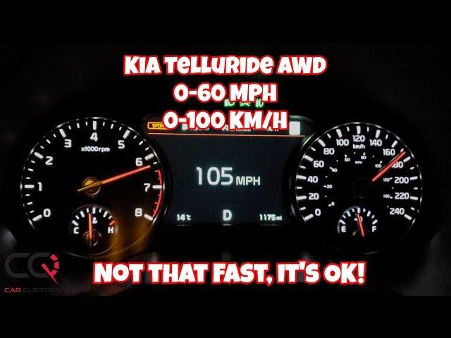 Kia Telluride Acceleration test | 0-60 Mph / 0-100 Km/h