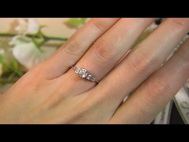 MD111 Multi Stone Diamond Engagement Ring