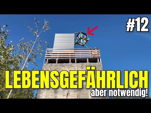 DAS ging leider RICHTIG schief!  Montage Lichtkuppel am Leuchtturm #12