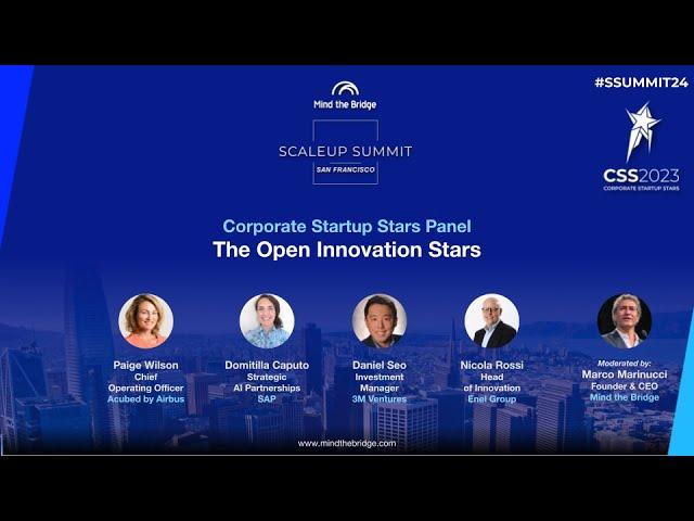 Corporate Startup Stars: Inside the Minds of Global Changemakers | Scaleup Summit San Francisco 2024