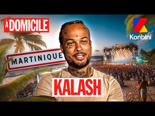 24h avec Kalash en Martinique pour le plus gros concert de sa carrière  | À domicile