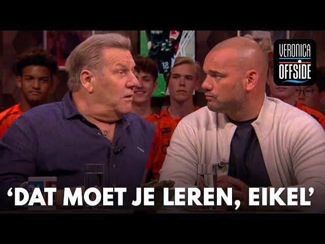 Jan over de toekomst van Sneijder als trainer: 'Dat moet je leren, eikel!' | VERONICA OFFSIDE