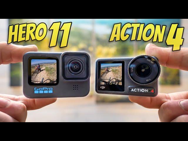 DJI Osmo Action 4 Vs GoPro 11 - The Best Bike Camera On The Market?