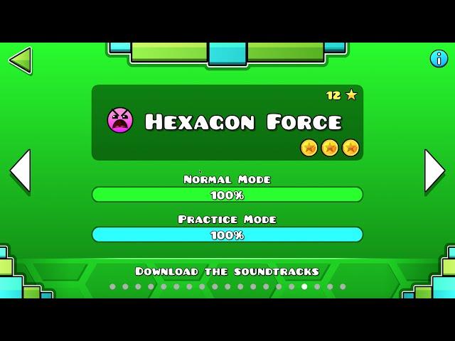 Geometry Dash #6 - Hexagon Force all coins