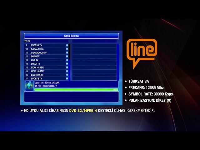 LINE TV UYDU AYARLAMA
