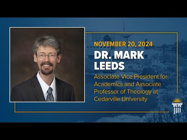 Chapel | Dr. Mark Leeds